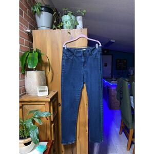 Lane Bryant blue jeans, 5 pockets high-rise straight size 14